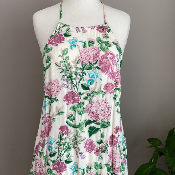 ⭐️⭐️PICK 5 for $20 Show Me Your MuMu Katy Halter Floral Dress Medium - Picture 2 of 10